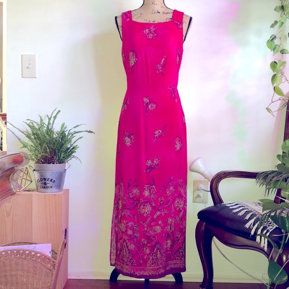 Donna Ricco | Dresses | Vintage Style Sleeveless Maxi Dress | Poshmark